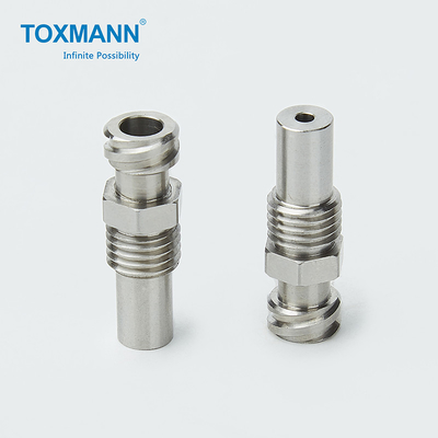 Piezas dadas vuelta precisión del CNC SUS304 prácticas para la industria de conector