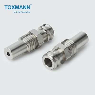 Piezas dadas vuelta precisión del CNC SUS304 prácticas para la industria de conector
