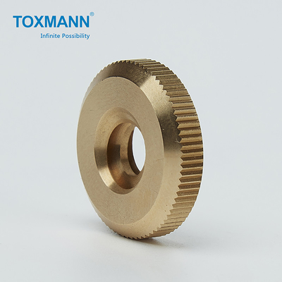 Tornillo de cobre de bronce dado vuelta precisión de la nuez de las piezas de la tolerancia 0.01m m