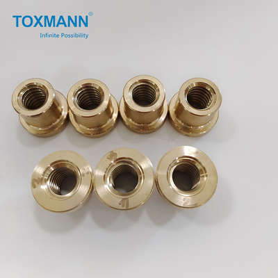 El latón de Toxmann dio vuelta al CNC para tornear las piezas que trabajaban a máquina para el molde plástico