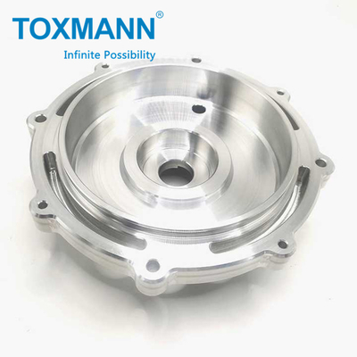 Mecanizado de piezas de trabajo y tratamiento por oxidación de la cubierta frontal de aleación de aluminio para torneado CNC de precisión