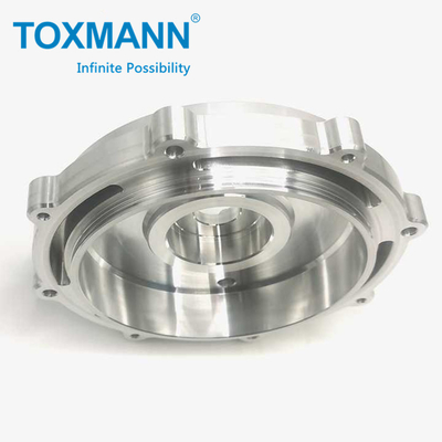 Mecanizado de piezas de trabajo y tratamiento por oxidación de la cubierta frontal de aleación de aluminio para torneado CNC de precisión