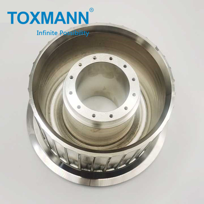 Partes de mecanizado CNC de precisión Base de placa de código S136 de acero inoxidable Partes de mecanizado de torno CNC