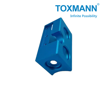 Mecanizado CNC de precisión azul anodizado Aluminio de acero inoxidable