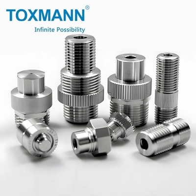 Partición de tornillo de mecanizado CNC de alta precisión de aluminio de acero inoxidable tornillos de servicio de mecanizado CNC Partes de acero CNC
