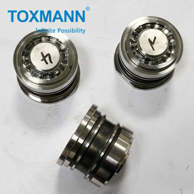 Muelle de tapa de plástico Accesorio Punch Alta precisión Tolerancia Forma de círculo Punch Pin Hexagonal Die Perforaciones personalizadas