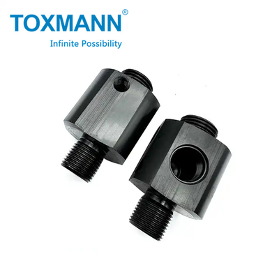Prototipo rápido de piezas de aluminio mecanizadas AL6061 AL7075 Anodizado negro