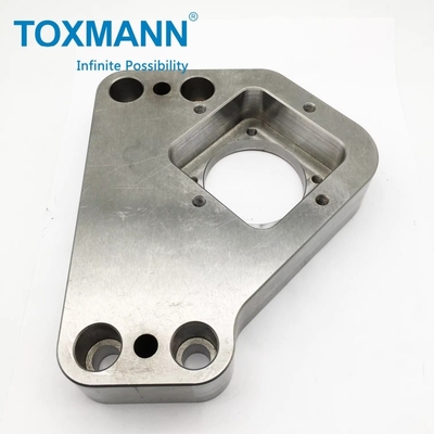 Personalizar las piezas de fresado de mecanizado CNC Acero 45, oxidación de la superficie del metal Tratamiento de níquel texturizado Parte de fresado CNC