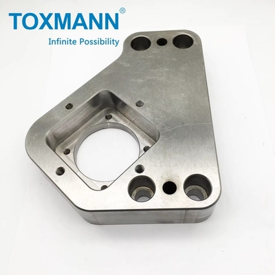 Personalizar las piezas de fresado de mecanizado CNC Acero 45, oxidación de la superficie del metal Tratamiento de níquel texturizado Parte de fresado CNC