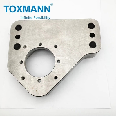 Personalizar las piezas de fresado de mecanizado CNC Acero 45, oxidación de la superficie del metal Tratamiento de níquel texturizado Parte de fresado CNC