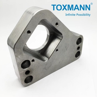 Personalizar las piezas de fresado de mecanizado CNC Acero 45, oxidación de la superficie del metal Tratamiento de níquel texturizado Parte de fresado CNC