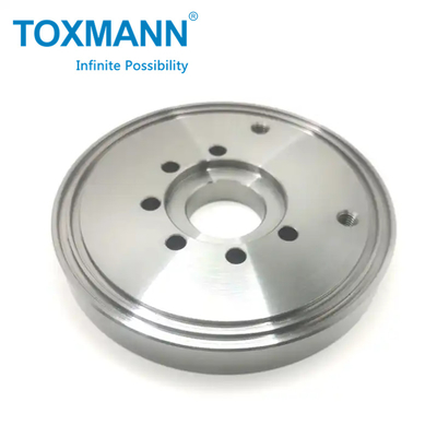 Servicios de procesamiento de tornos CNC de aluminio con flanges de conexión de alta precisión