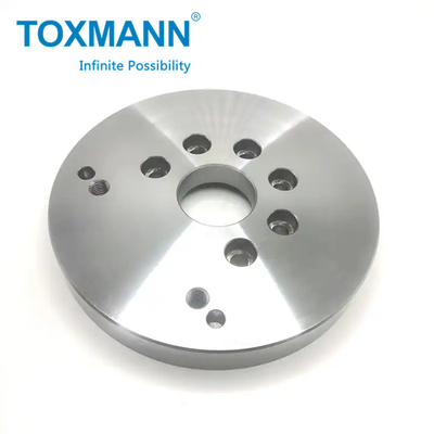 Servicios de procesamiento de tornos CNC de aluminio con flanges de conexión de alta precisión