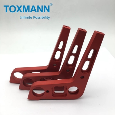 Transformador con doble rodamiento de tiro corto de parte de fresado CNC de aluminio 6061-T6 anodizado de alta precisión