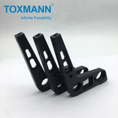 Transformador con doble rodamiento de tiro corto de parte de fresado CNC de aluminio 6061-T6 anodizado de alta precisión