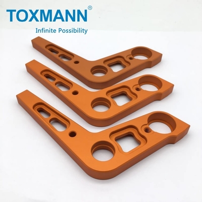 Transformador con doble rodamiento de tiro corto de parte de fresado CNC de aluminio 6061-T6 anodizado de alta precisión