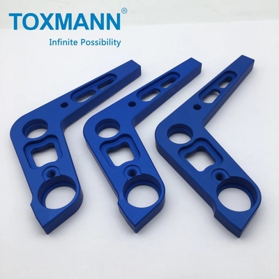 Transformador con doble rodamiento de tiro corto de parte de fresado CNC de aluminio 6061-T6 anodizado de alta precisión