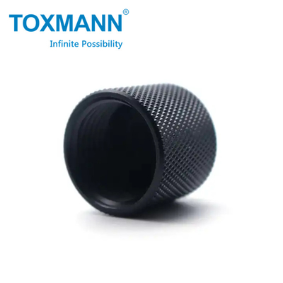 Partes giradas de precisión CNC Conmutador de audio de aluminio
