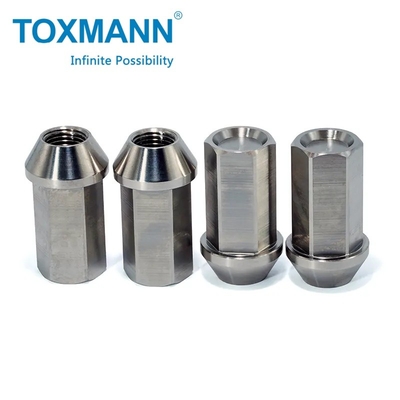 Gr5 Titanio Cnc piezas giradas M12 M14 ruedas de automóviles pernos de rodillos