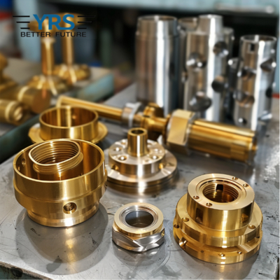 Mecanizado CNC de alta precisión de acero latón de aluminio de torneado cromado de piezas grandes Servicio de mecanizado de fresado de aluminio